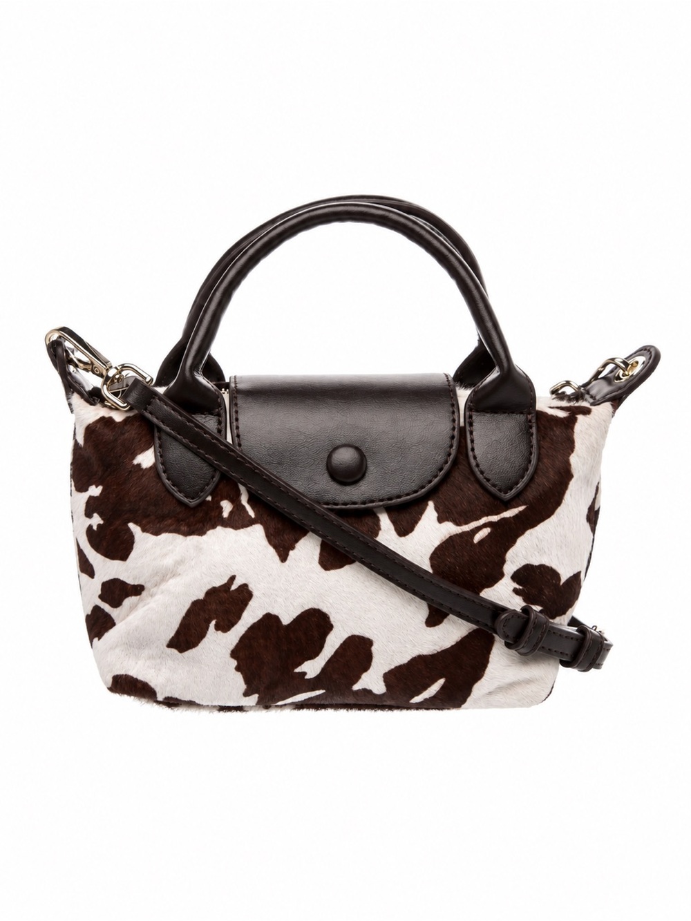 House of Harlow 1960 Calf Hair Leather Mini Crossbody